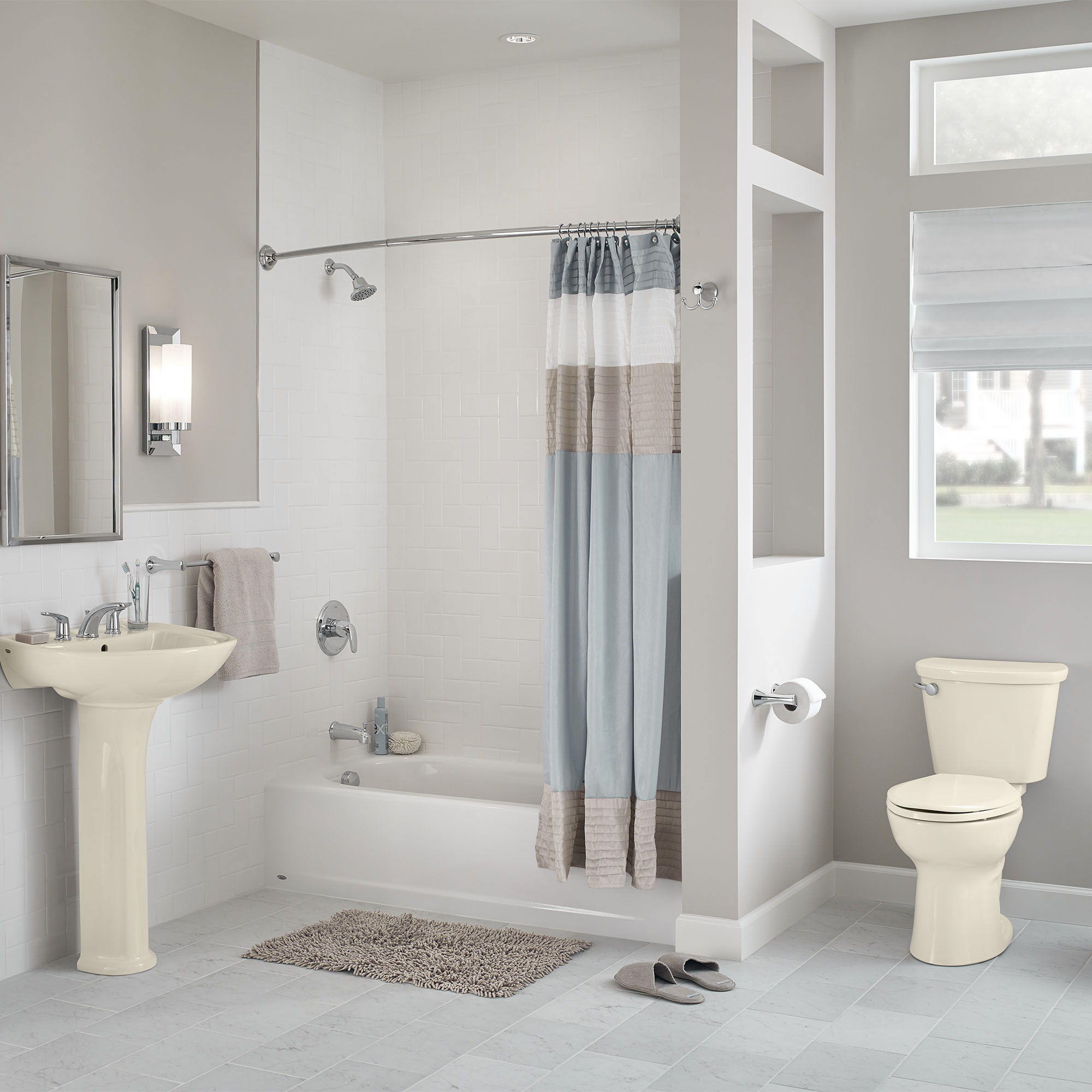 Colony® Two-Piece 1.28 gpf/4.8 Lpf Standard Height Elongated 10-Inch Rough Toilet Less Seat